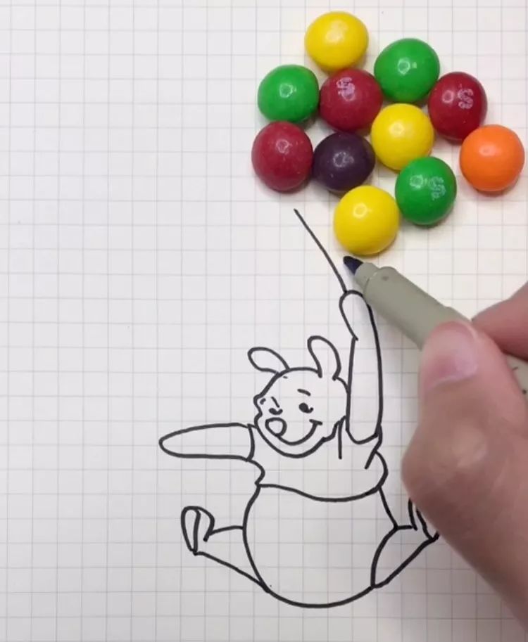 【一学就会】教你画，可爱的小熊维尼~