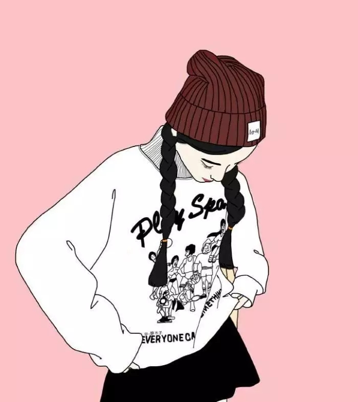 个性原宿风手绘头像,原宿风头像女伤感真人