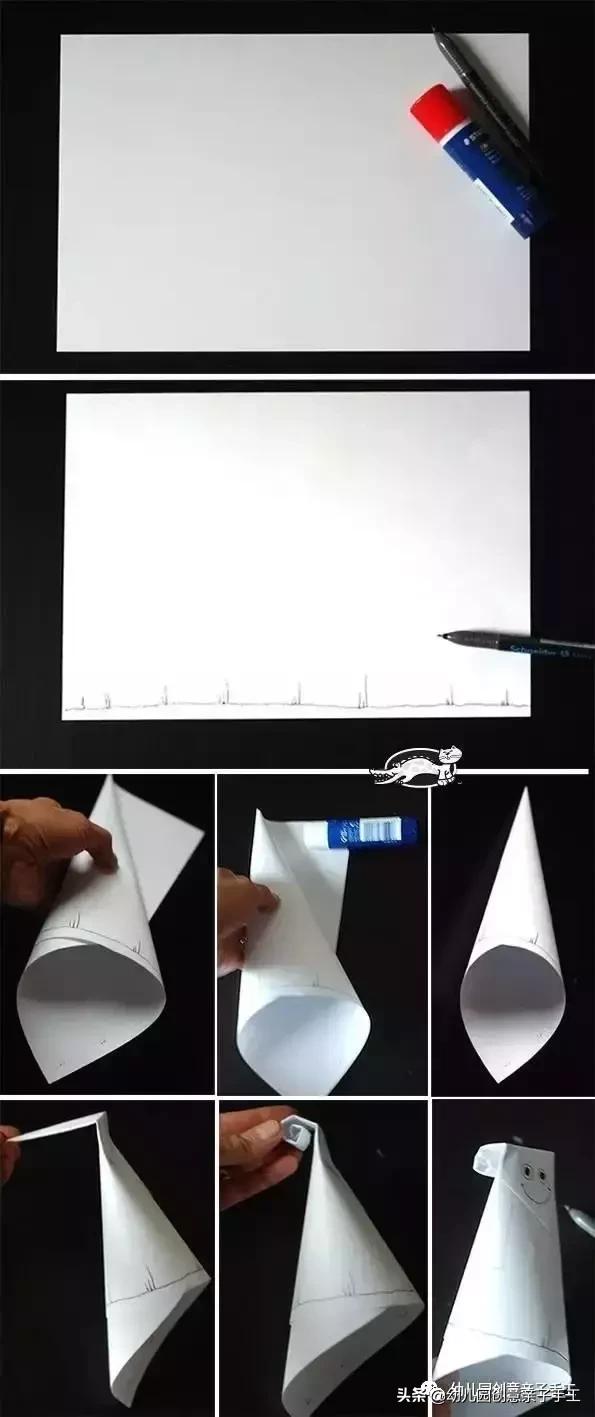 幼儿园手工制作小卡纸大全,圆形卡纸秘密