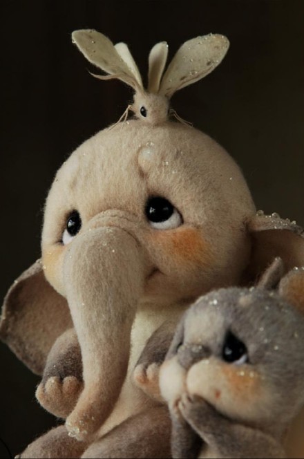 羊毛毡玩偶自制,手工制作羊毛毡玩偶