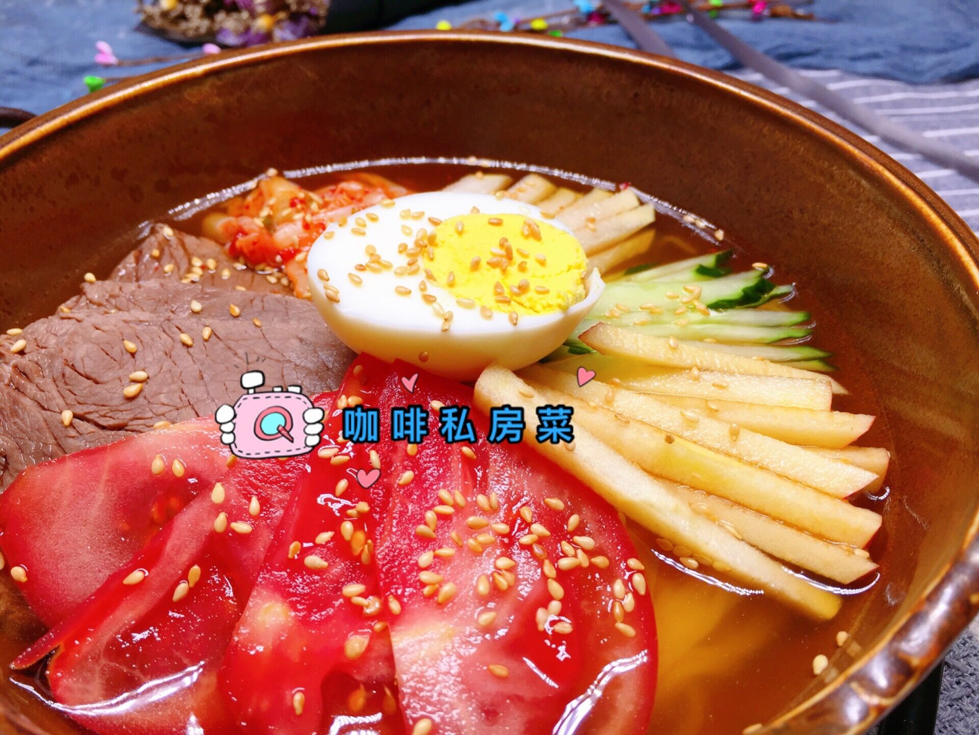 正宗朝鲜冷面面条做法,朝鲜冷面的做法汤汁