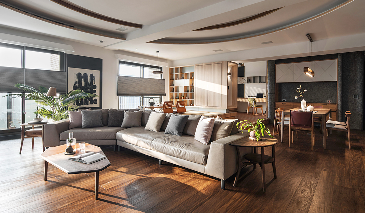 沙发不靠墙的简单装修风格效果,沙发不靠墙的客厅该怎样设计好看