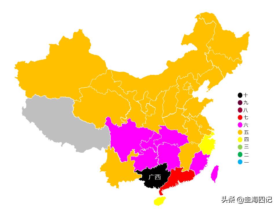 如果各省也有亲戚？东北是一家，闽台最亲，广西最孤单