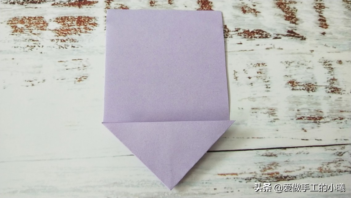 爱心折纸怎样画爱心,折纸把白色爱心变成红色爱心