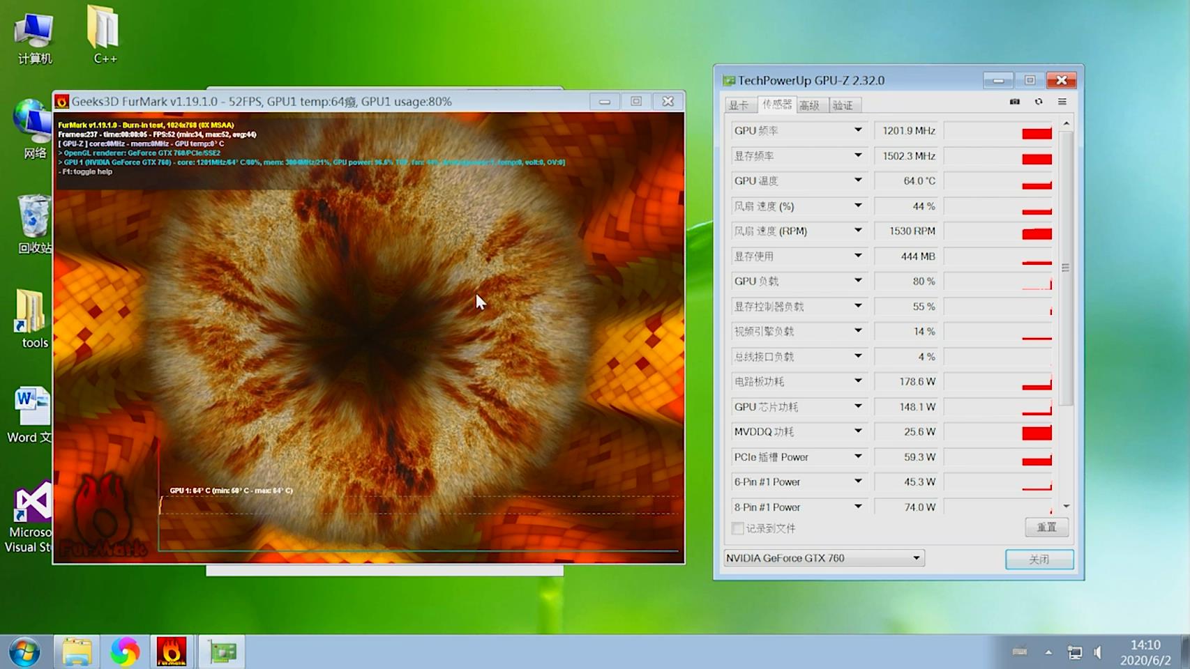 显卡测试furmark温度多少会是矿卡,furmark怎么测试显卡温度