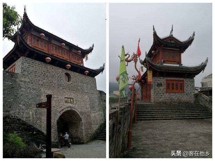 长汀县古街印象土特产,长汀古城异域风情