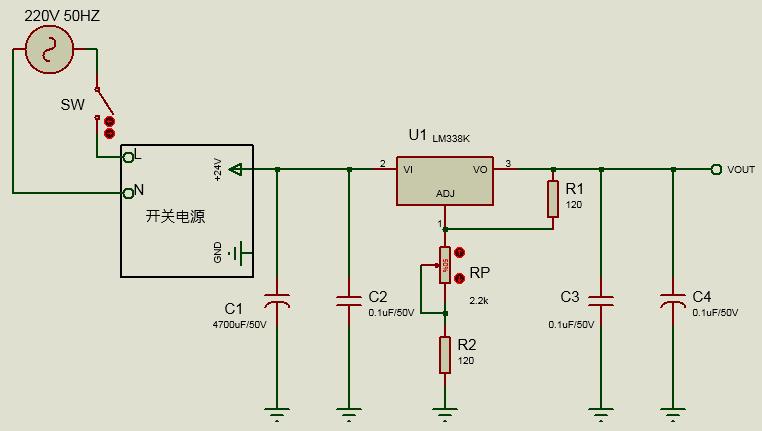 数字电位器控制电路设计,可调直流稳压电源电位器选择