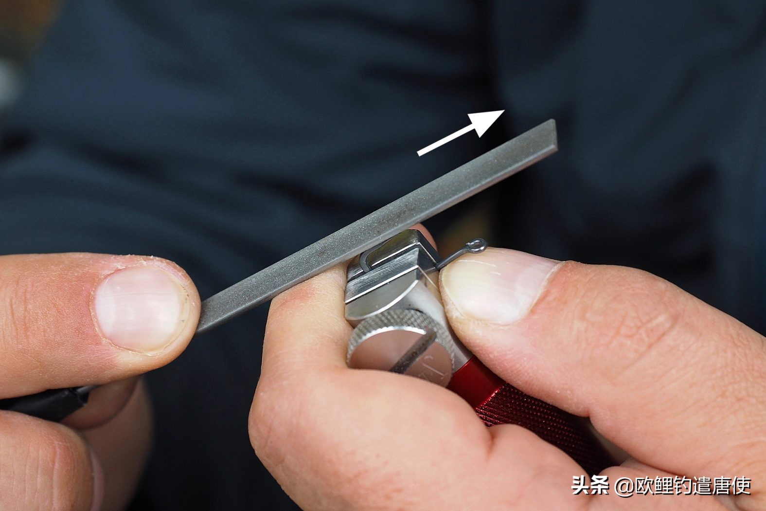 歪头钩钓鱼技巧,钓白条用钩技巧