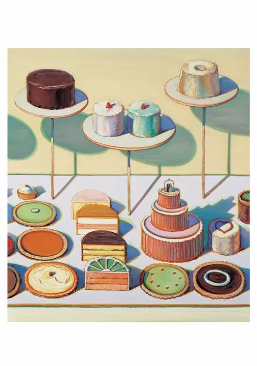 美国普普艺术家韦恩·蒂博作品欣赏