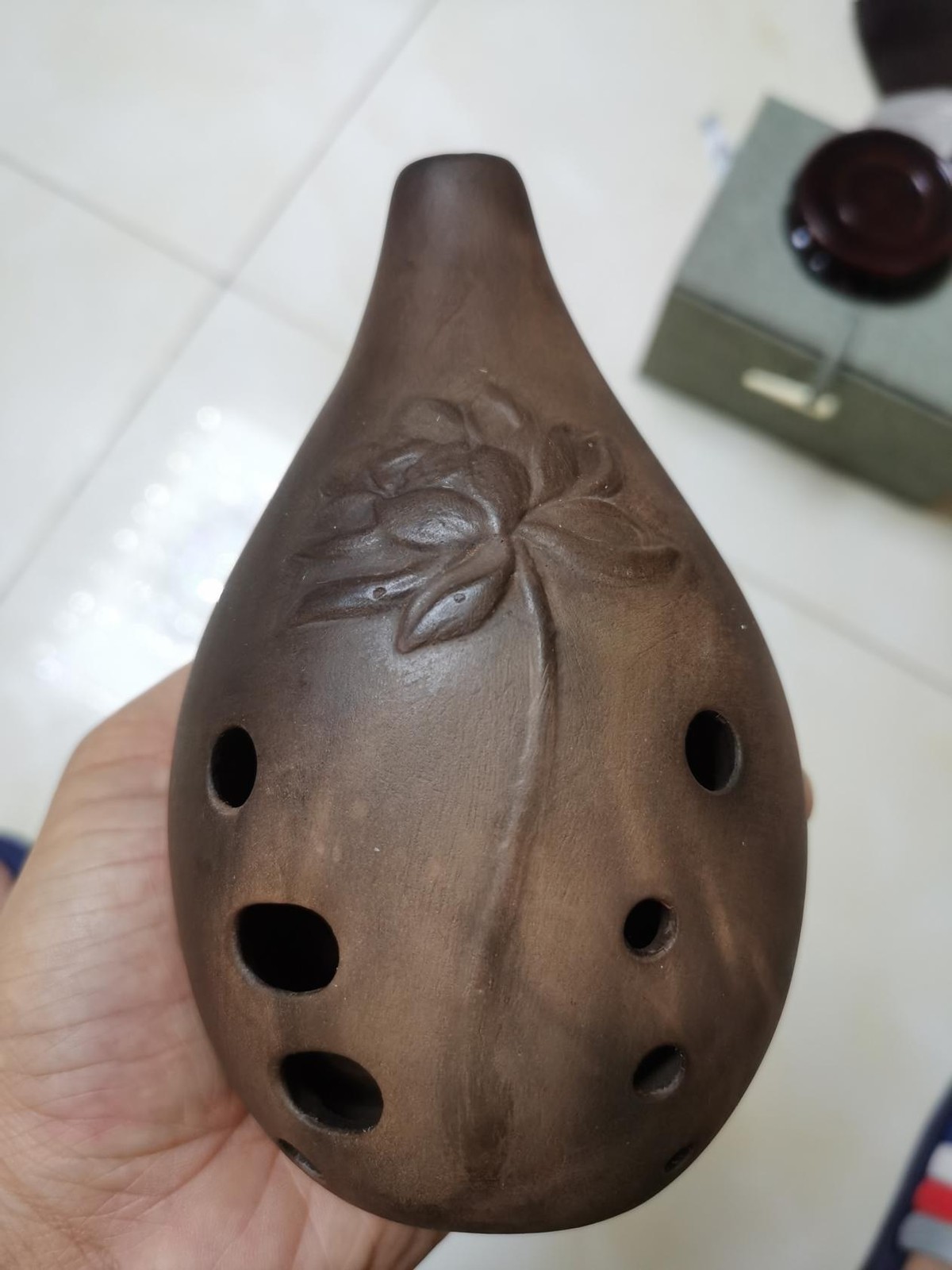 陶埙古埙8孔指法,一吹就响的笛子