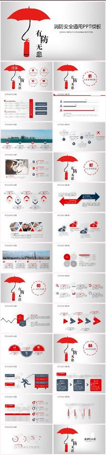 消防培训ppt模板免费版,消防培训ppt目录页设计