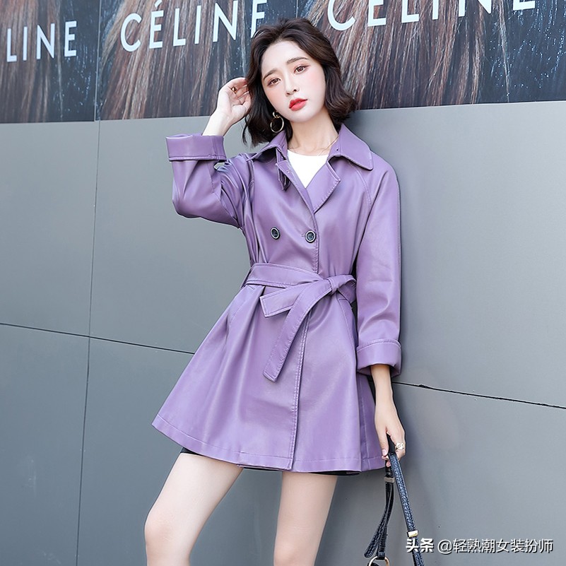 皮衣洋气外套搭配男生,时髦中长款皮衣外套怎么搭配好看