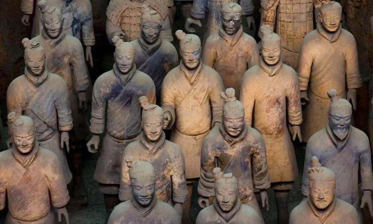 八个从未见过的秦始皇兵马俑,发现秦始皇兵马俑的全过程