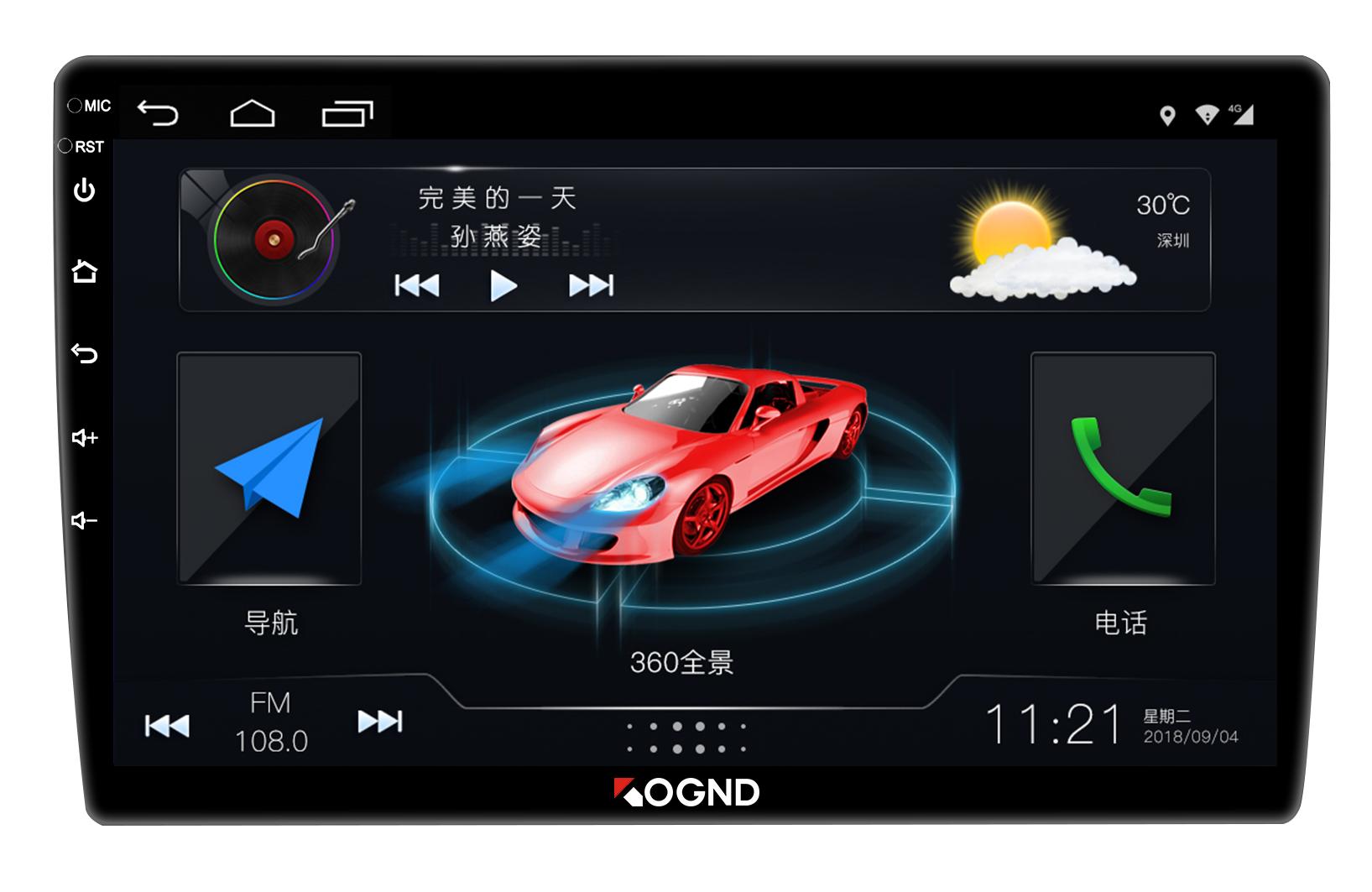 科骏达全景绿屏,科骏达汽车大屏