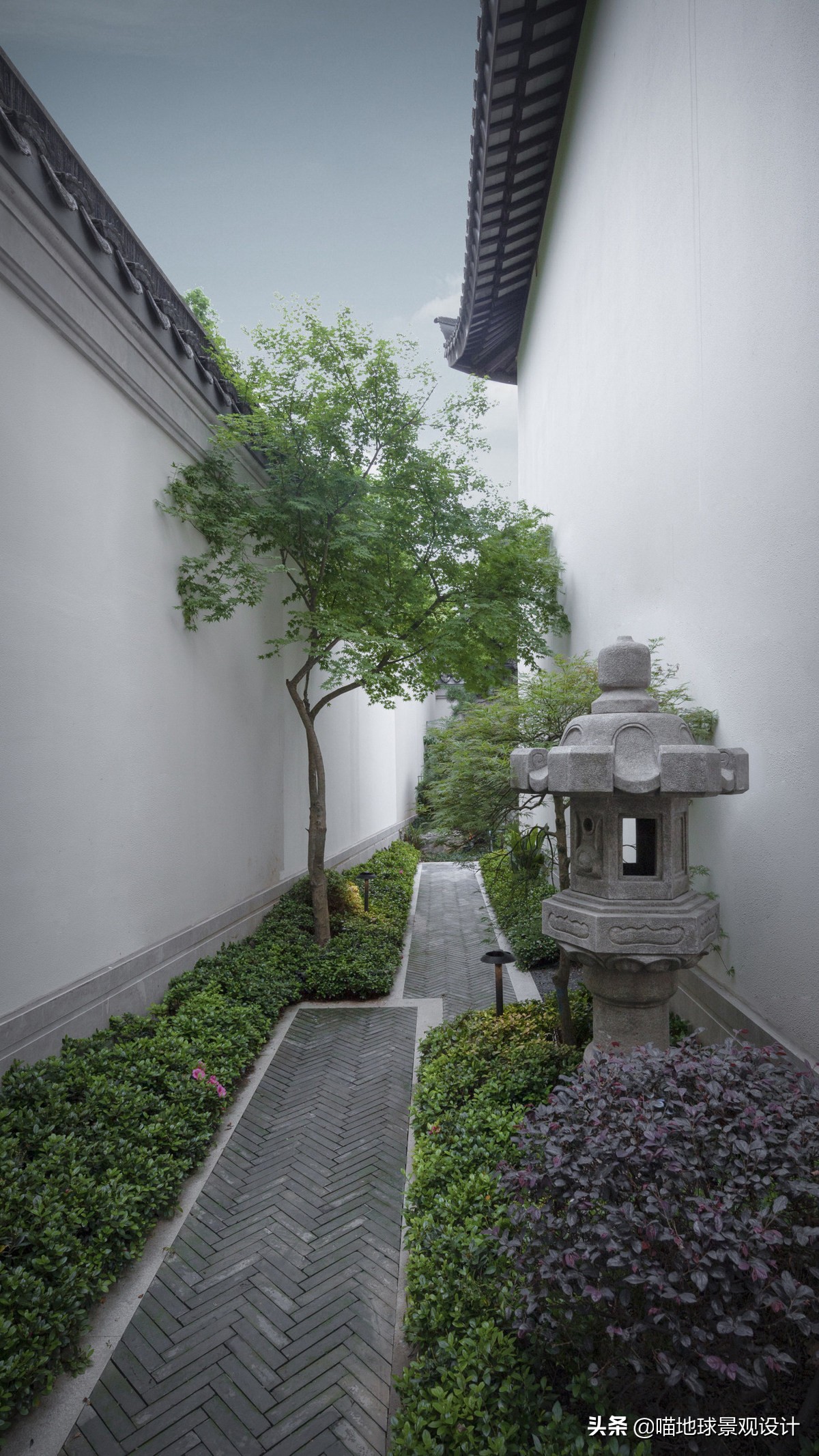 别墅庭院地面透水混凝土,别墅庭院地面铺装材料