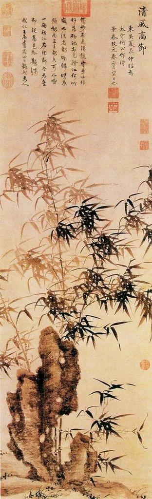 画竹子最好的是郑板桥吗,郑板桥十大竹子画