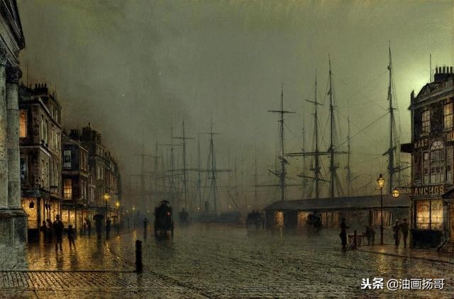 油画笔触和肌理图文,油画的调色和用笔的技巧