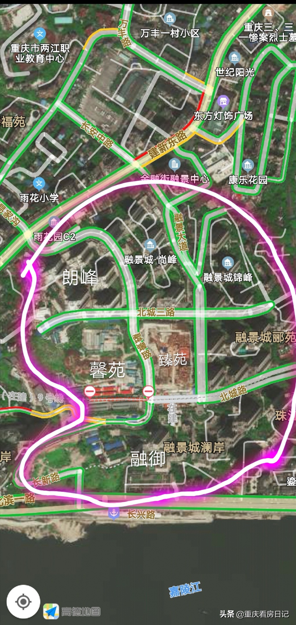 重庆融景城最好楼盘,融景城北滨路什么情况