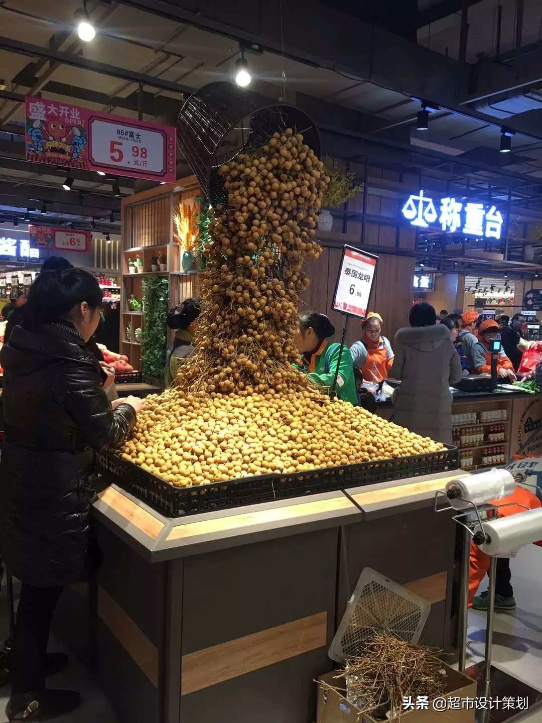 清爽、洁净，不经意间的惊艳！联家超市新开店一组陈列图片