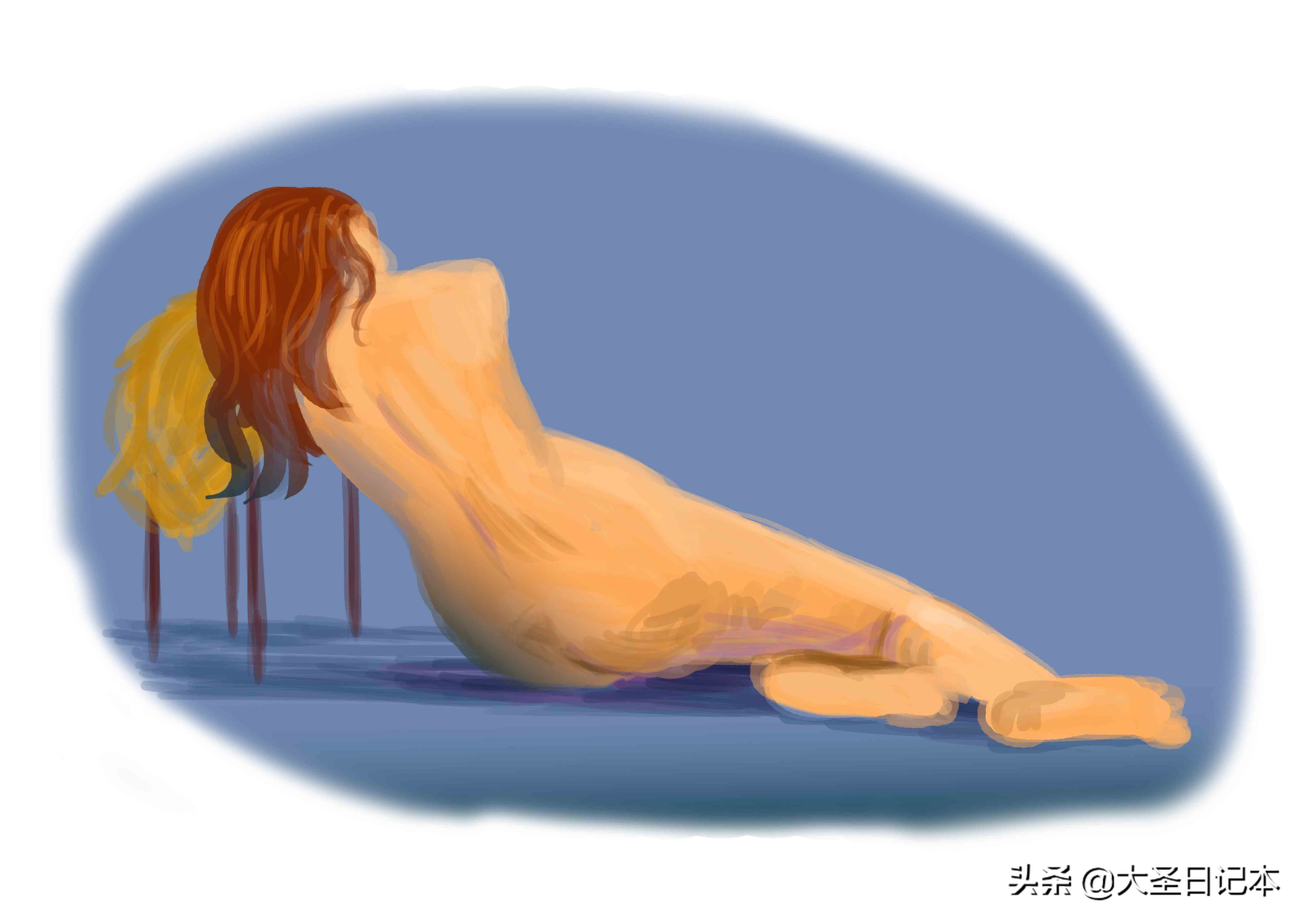 漫画现场临摹,人物写生漫画速写