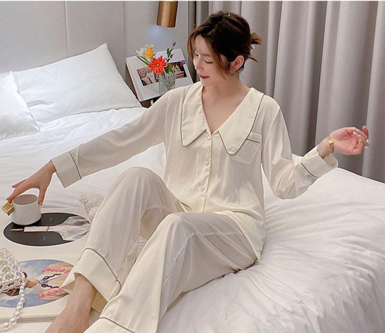 夏天穿的冰丝睡衣,精致的女人有件睡衣