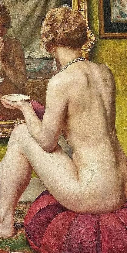 世界著名古典国王与嫔妃油画图片,法国画家笔下的美人图