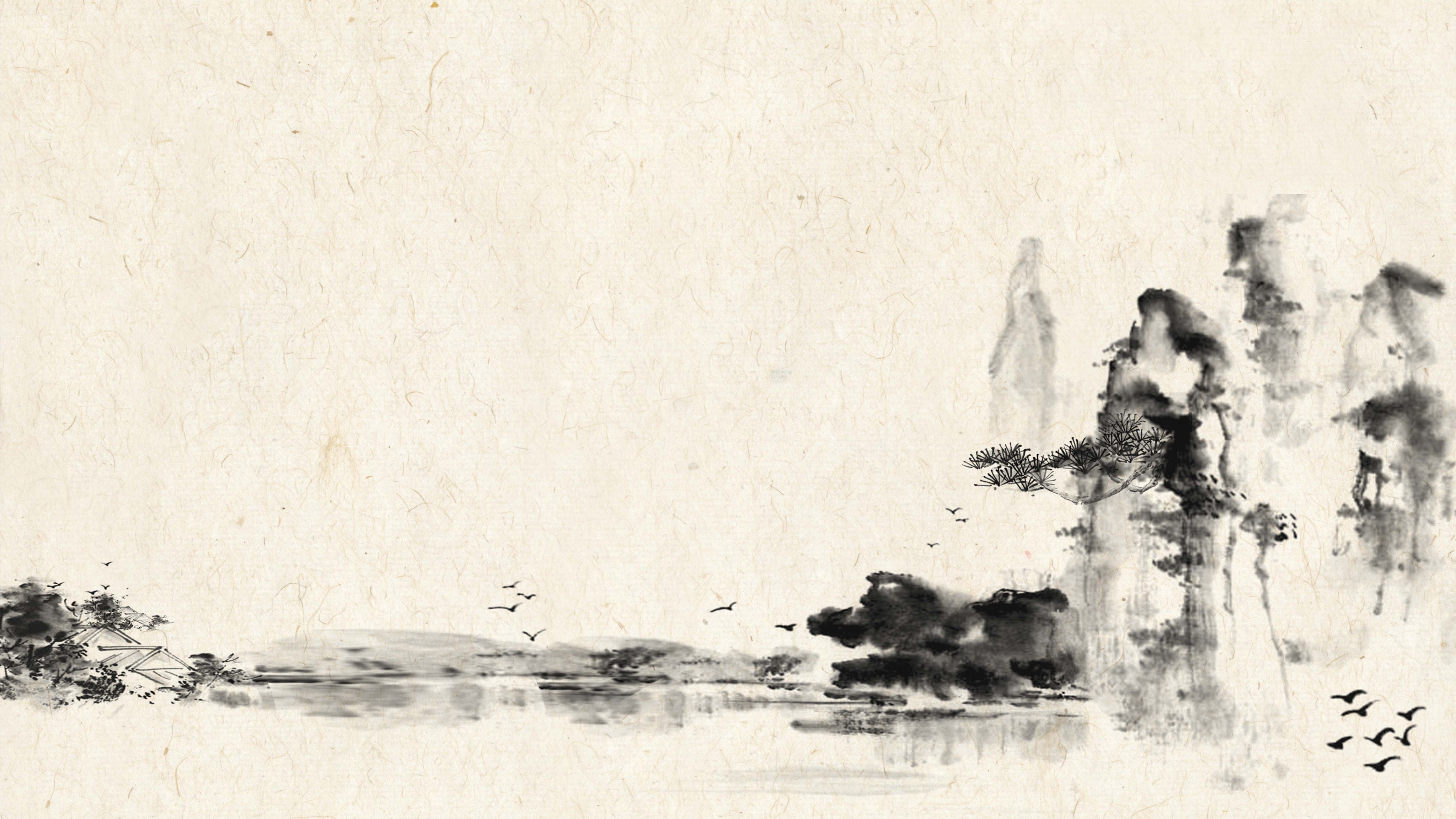 无水印分享|这套中国风PPT背景图,简直美爆了