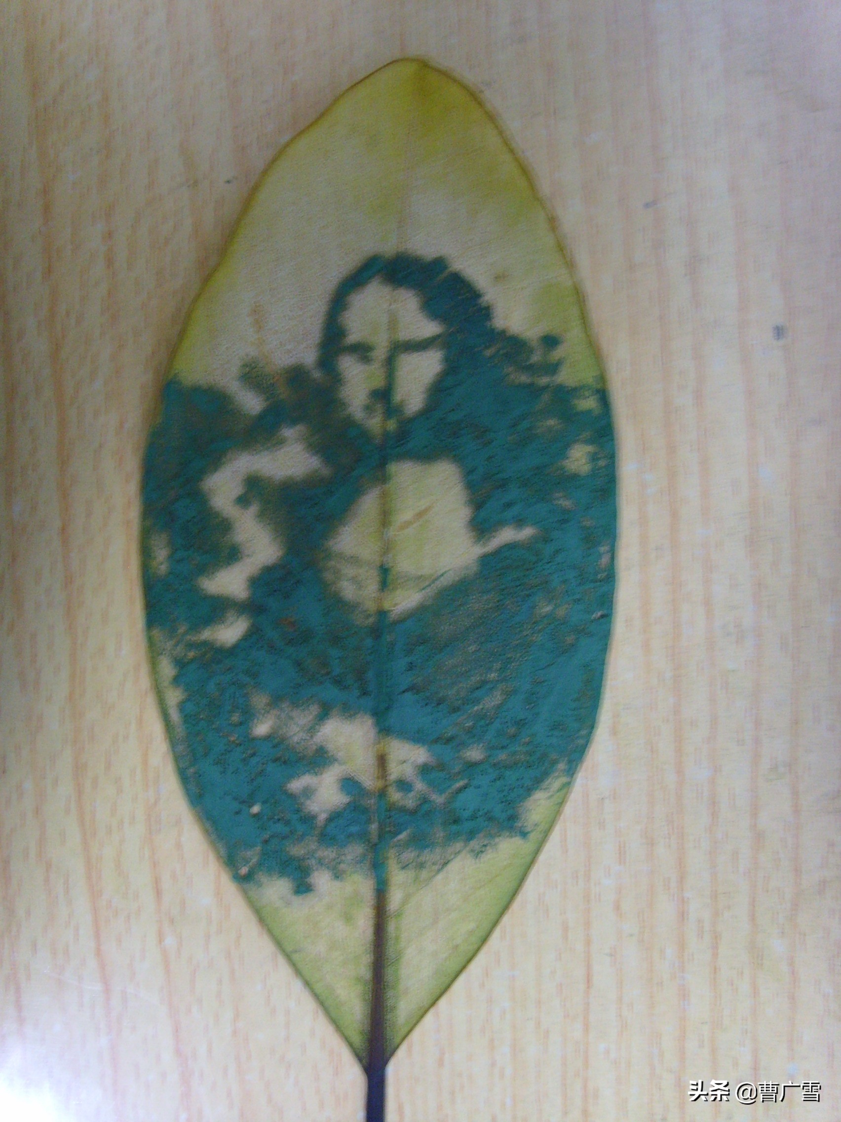 叶脉造型创意画幼儿作品,孩子喜欢的儿童创意画教程6-7岁