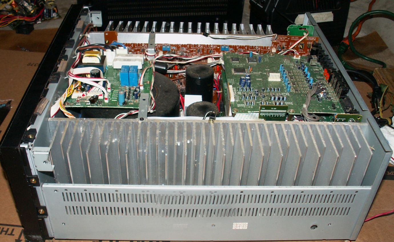 维修一台60多斤的高端影音环绕功放