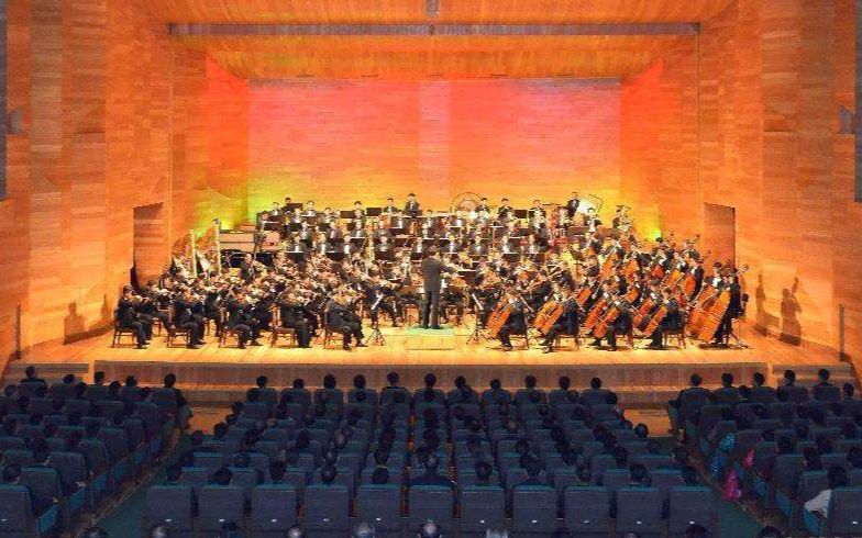 朝鲜三大乐团首次同台演出,朝鲜三大乐团唱红歌