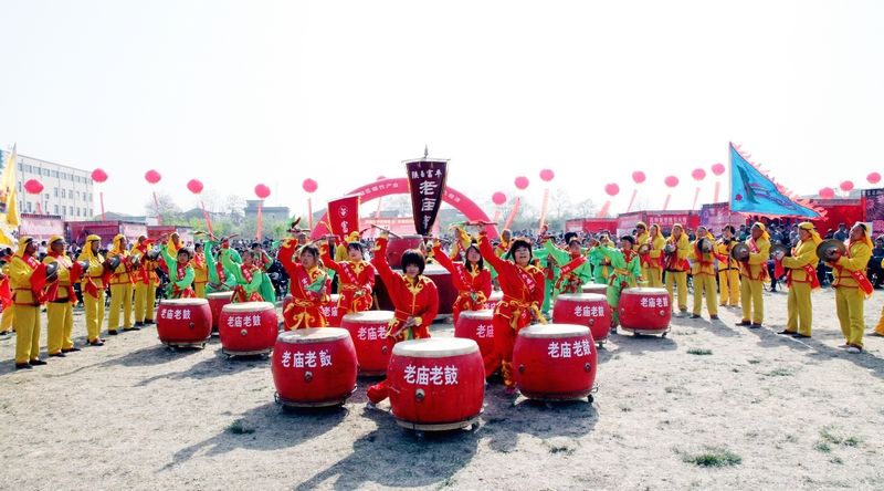 富平老庙鼓队表演视频,陕西老鼓点锣鼓队