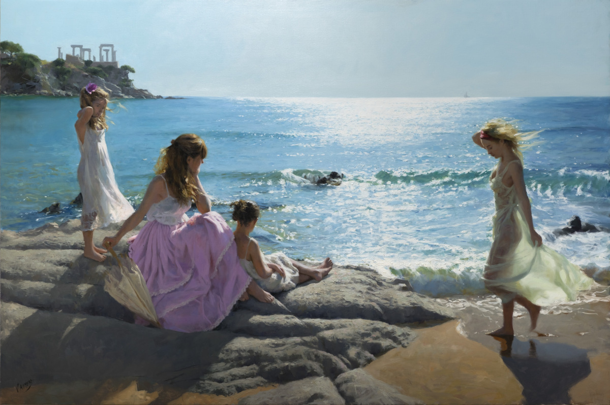 和煦的海风凉凉的海水,和煦的海风