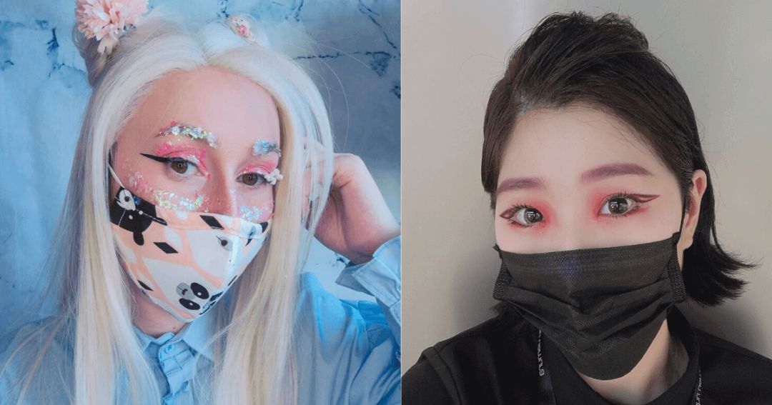 口罩也挡不住我的美，切磋1/2张脸你选谁