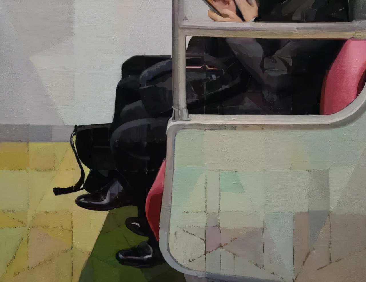 画家纯手绘油画,现实主义人物油画作品欣赏