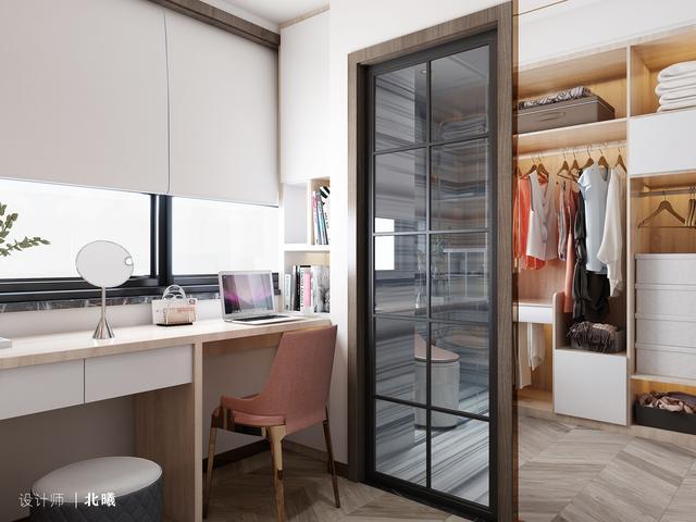 118平三室两厅主卧衣帽间,110平方三室一厅带衣帽间