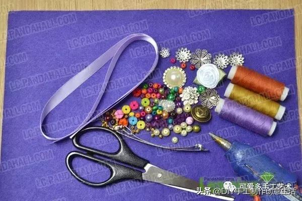 丝带做花带,做花带的教程