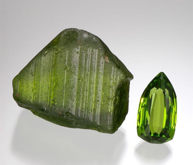 纯净的橄榄石,干货石橄榄