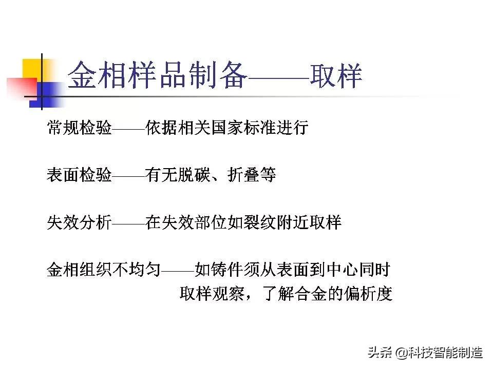 材料科学基础和金相分析,金属金相组织基本知识