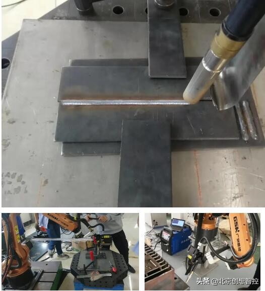 焊接机器人实时焊缝质量检测,创想智控焊缝跟踪系统使用效果