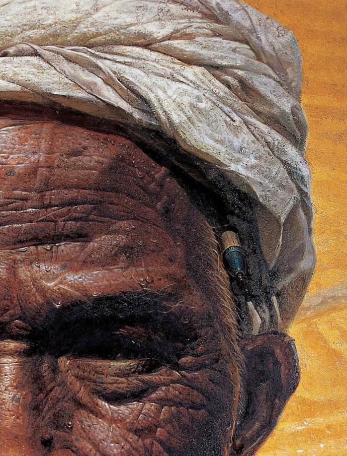 罗中立的春蚕,罗中立三幅春蚕高清图