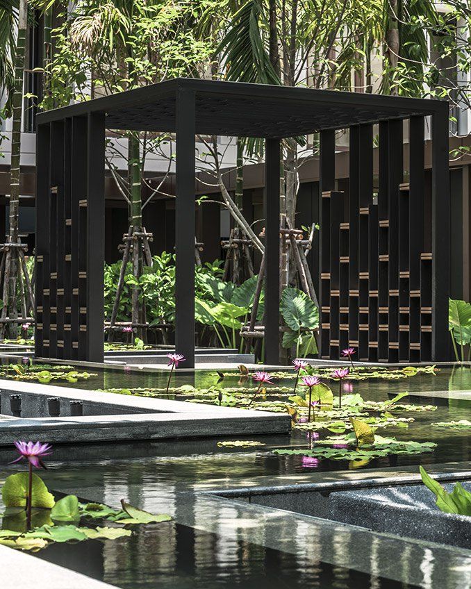 花园凉亭设计带鱼池多少钱,简单凉亭户外庭院遮风挡雨