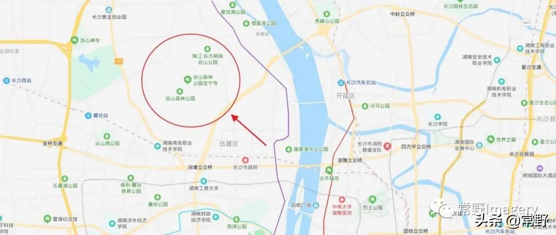 长沙谷山为什么叫谷山,长沙郊野公园