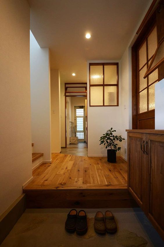 有一种美叫氛围感,一体门窗入户玄关效果图大全