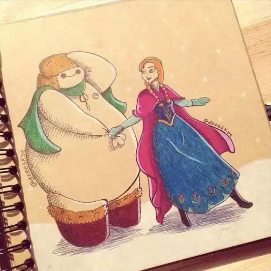 这些二次元，居然都和大白拥抱了