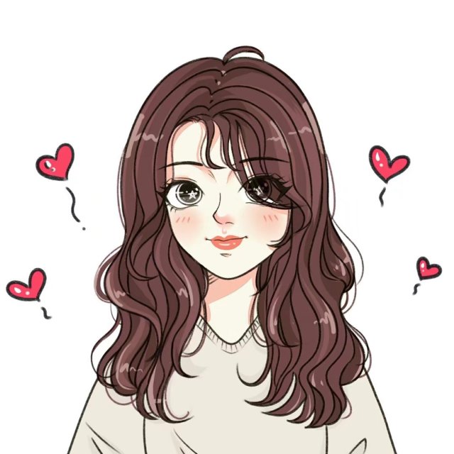 微信头像优美插画,微信清新头像手绘