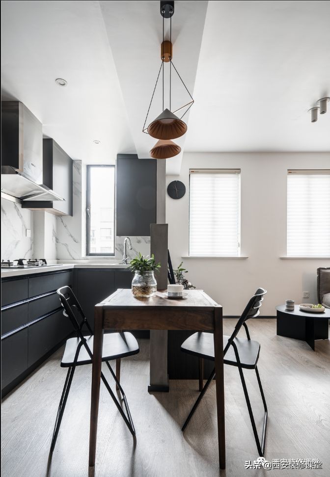 集成灶橱柜和什么颜色搭配好看,冰箱颜色和橱柜颜色搭配效果图