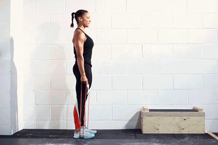 健身皮筋练肌肉,一根橡皮筋健身