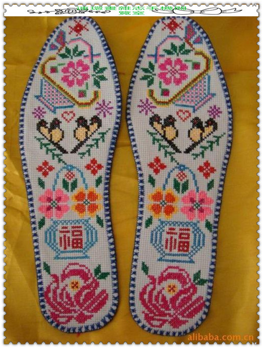 绣花鞋垫欣赏,绣花鞋垫大全完整版