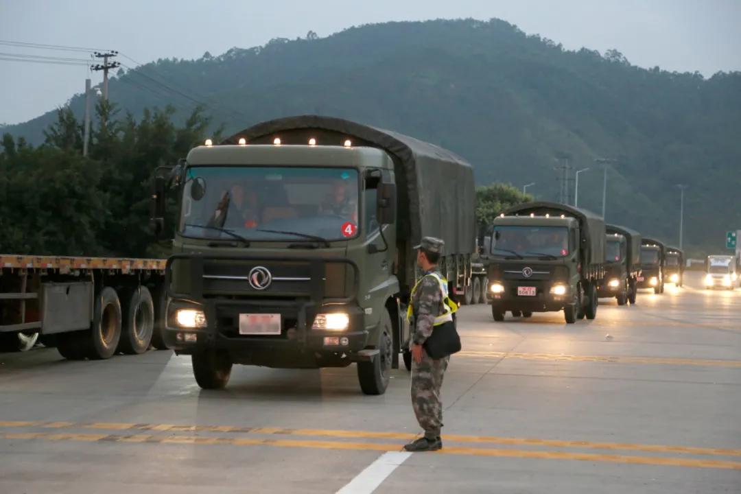 福建省军区民兵演习,战区部队的军事演练