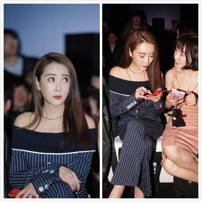 杜若溪和骨感没关系,“包子脸”饱满可爱,穿露肩装曲线感更强